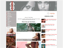 Tablet Screenshot of celeb-babes.co.uk
